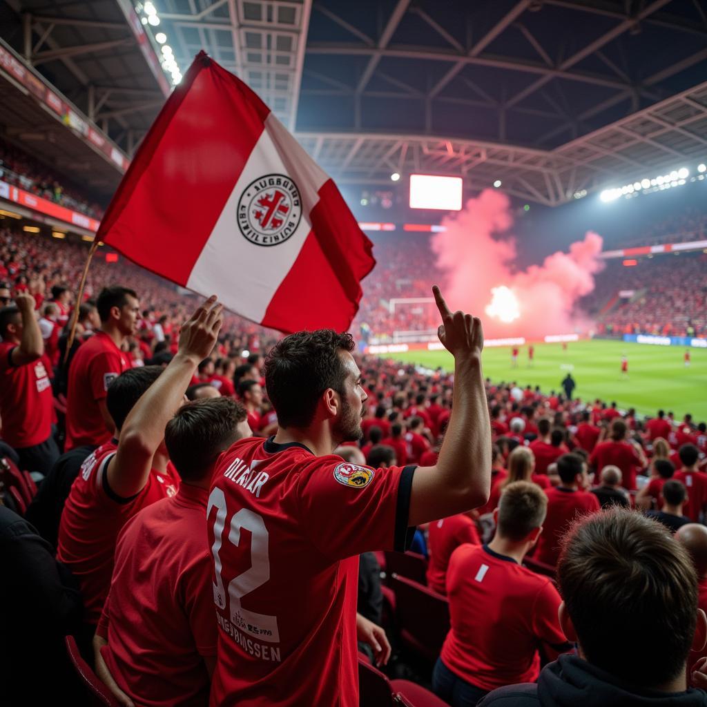 Fans im Stadion