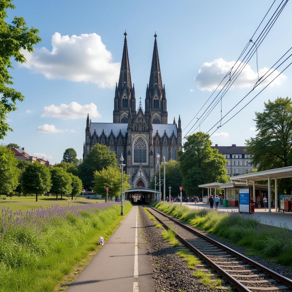 Ausflugsziele vom Bahnhof Leverkusen Rheindorf