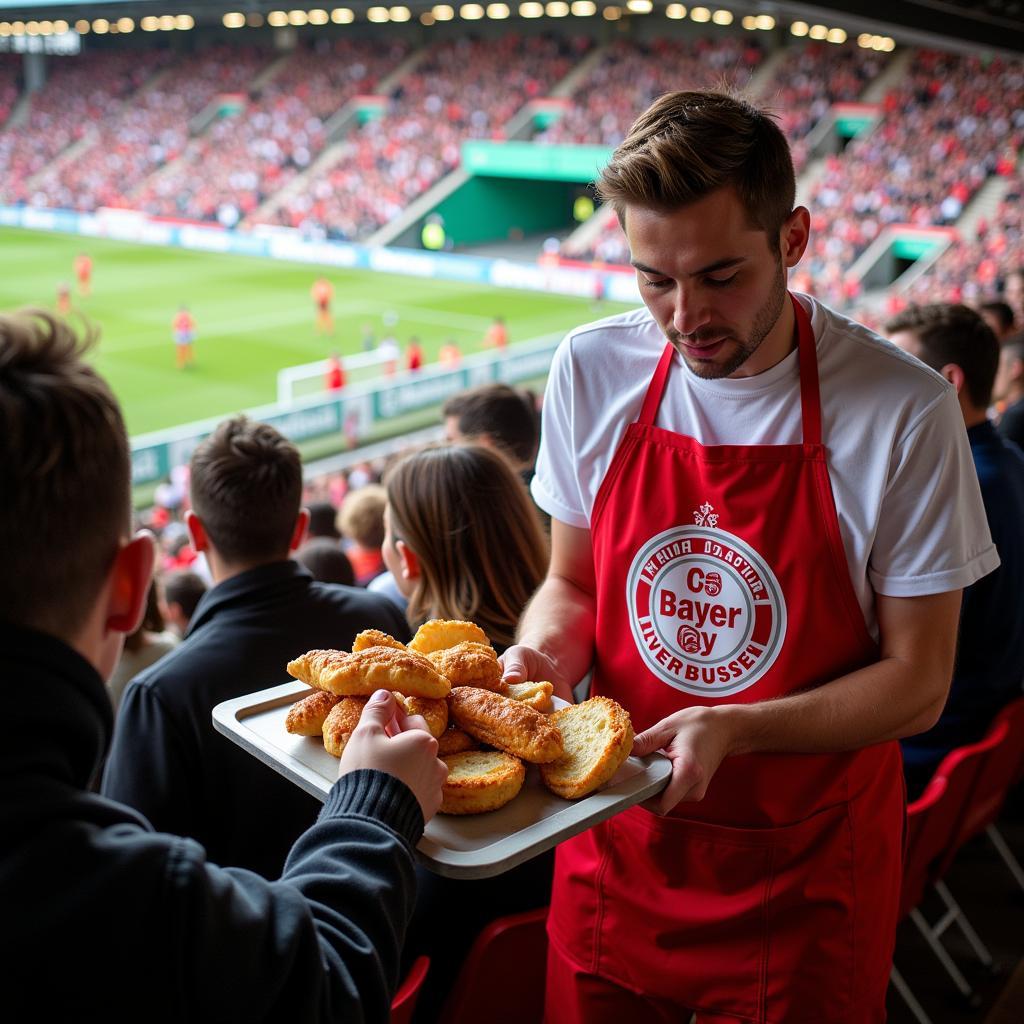 Aushilfe im Catering-Bereich der BayArena