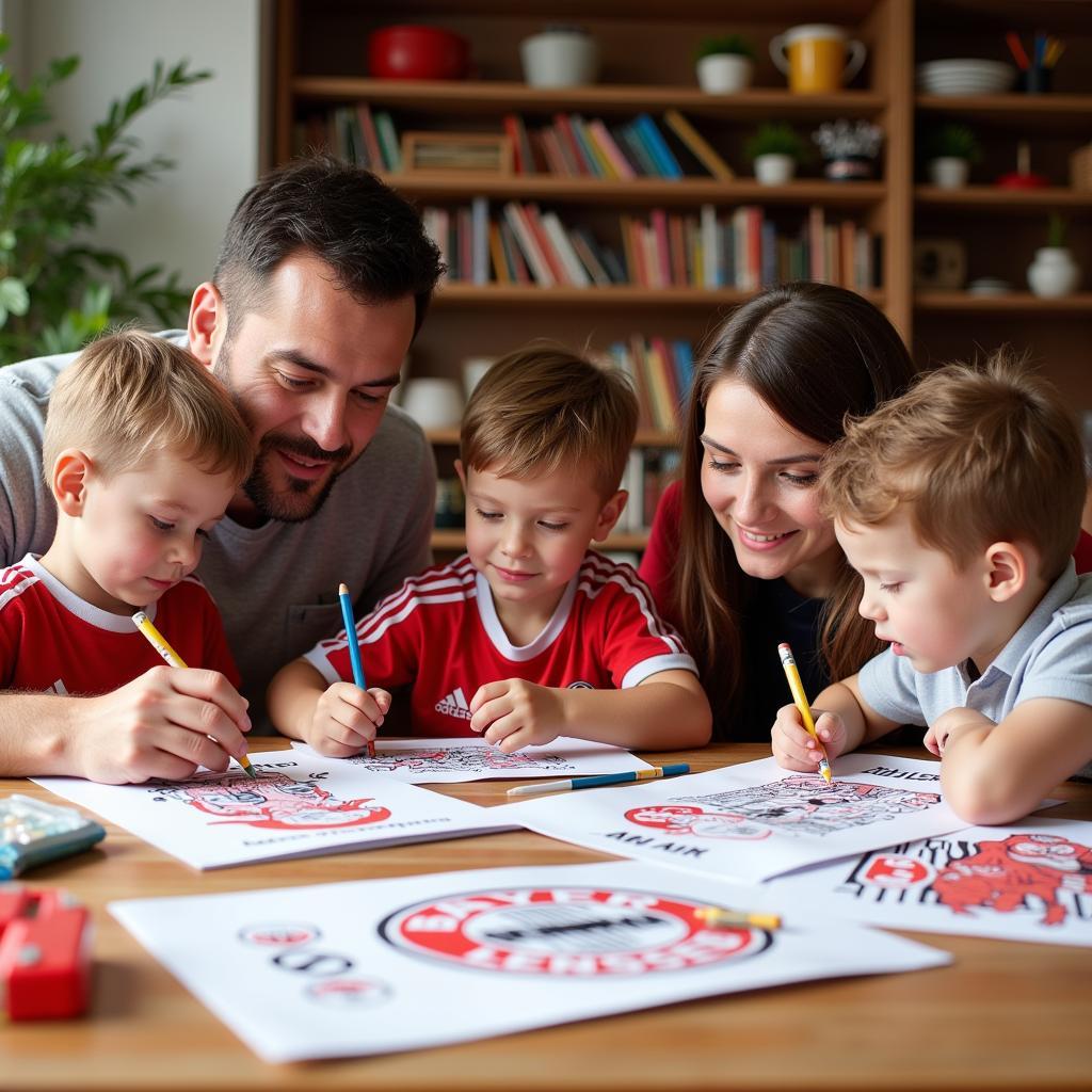 Ausmalbilder Leverkusen für die ganze Familie