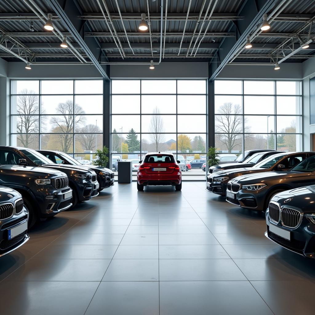 Moderner Showroom von Auto Kavalci in Leverkusen