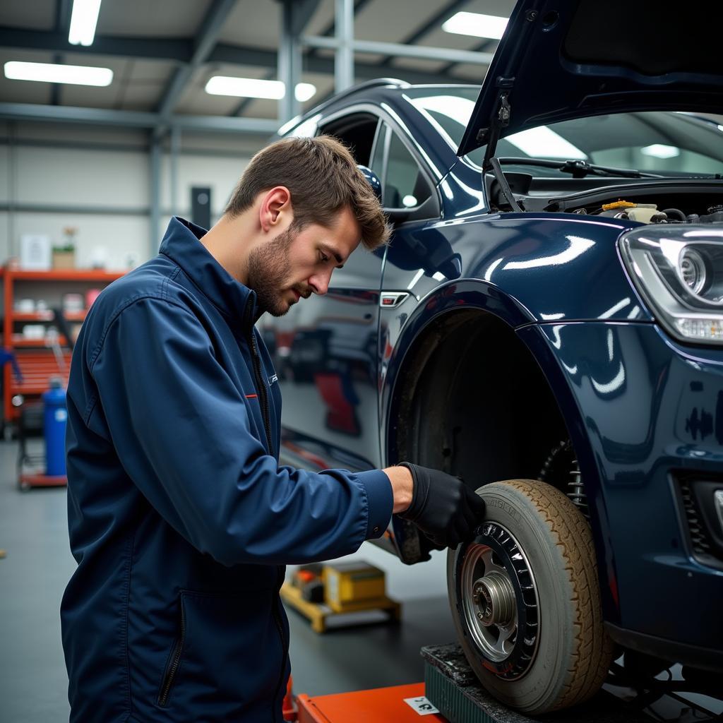 Professionelle Autoreparatur in Leverkusen mit hochwertigen Ersatzteilen.