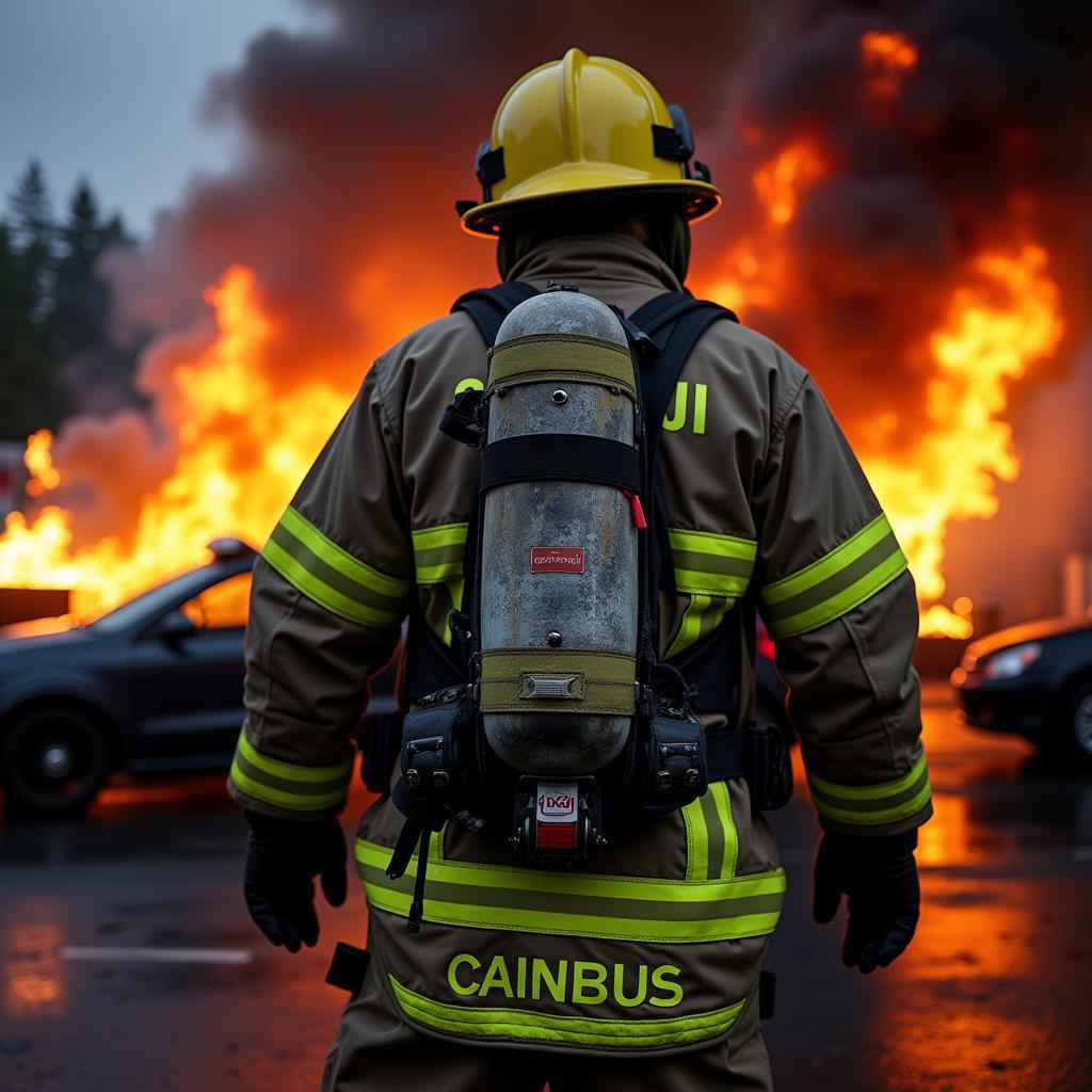 Autobrand Feuerwehr Einsatz Leverkusen