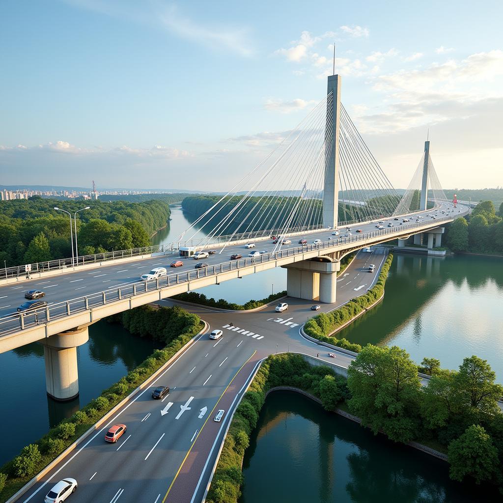 Zukunftsvisionen für die Autobrücke in Leverkusen