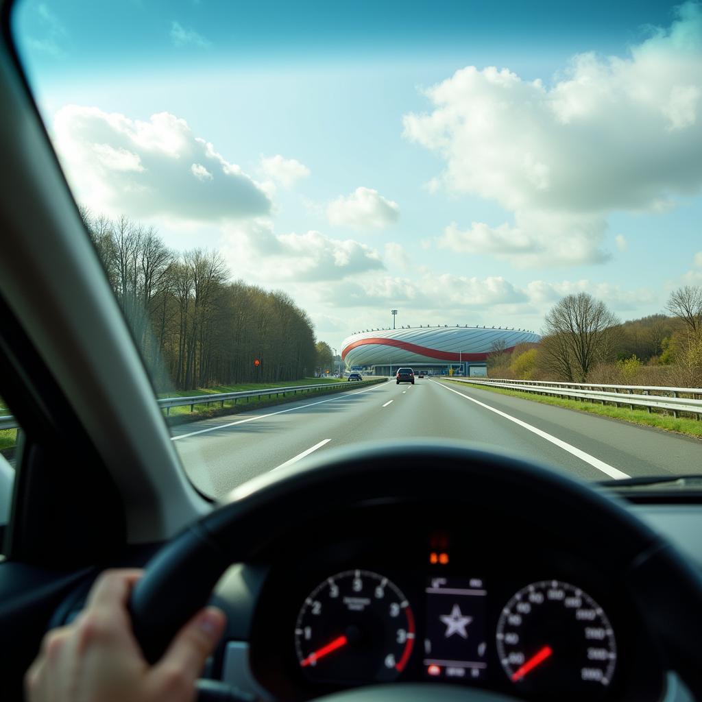 Autofahrt von Seligenstadt nach Leverkusen