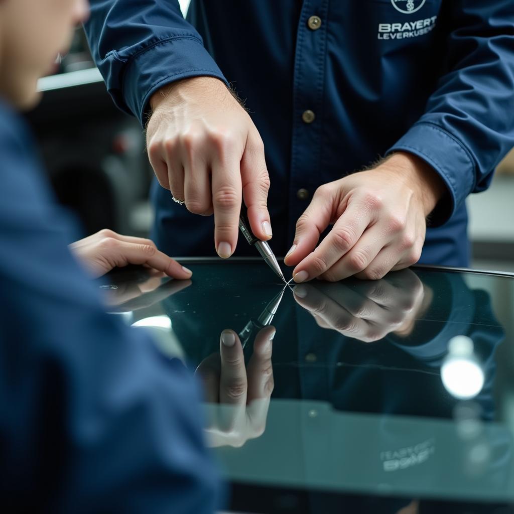 Professionelle Autoglas Reparatur in Leverkusen bei Autoglas Hartmann