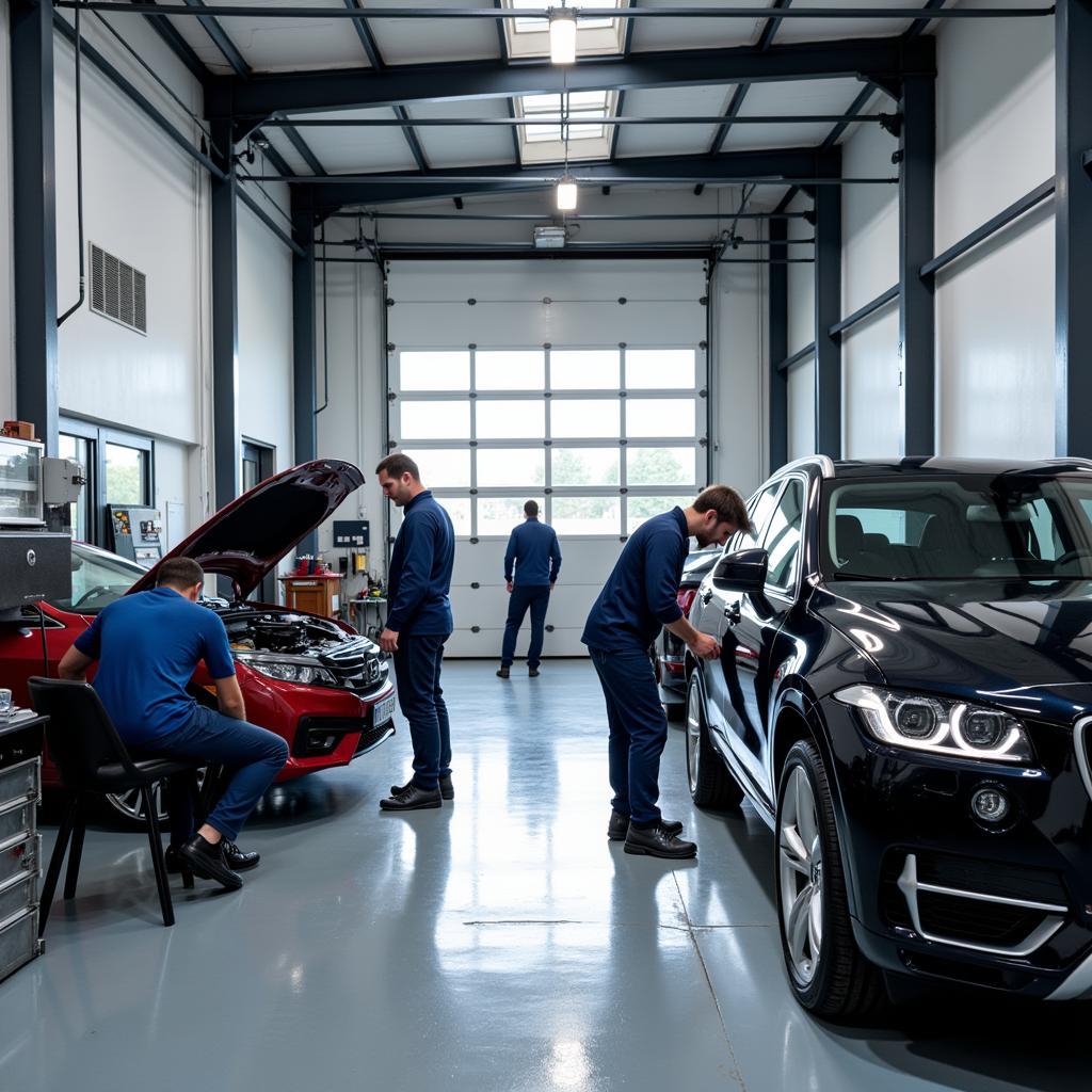 Werkstatt des Autohaus am Handweiser GmbH in Leverkusen