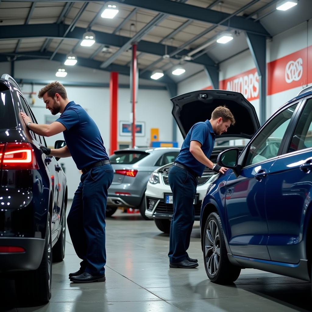 Professionelle Werkstatt des Autohaus Biesen in Leverkusen für Service und Reparaturen