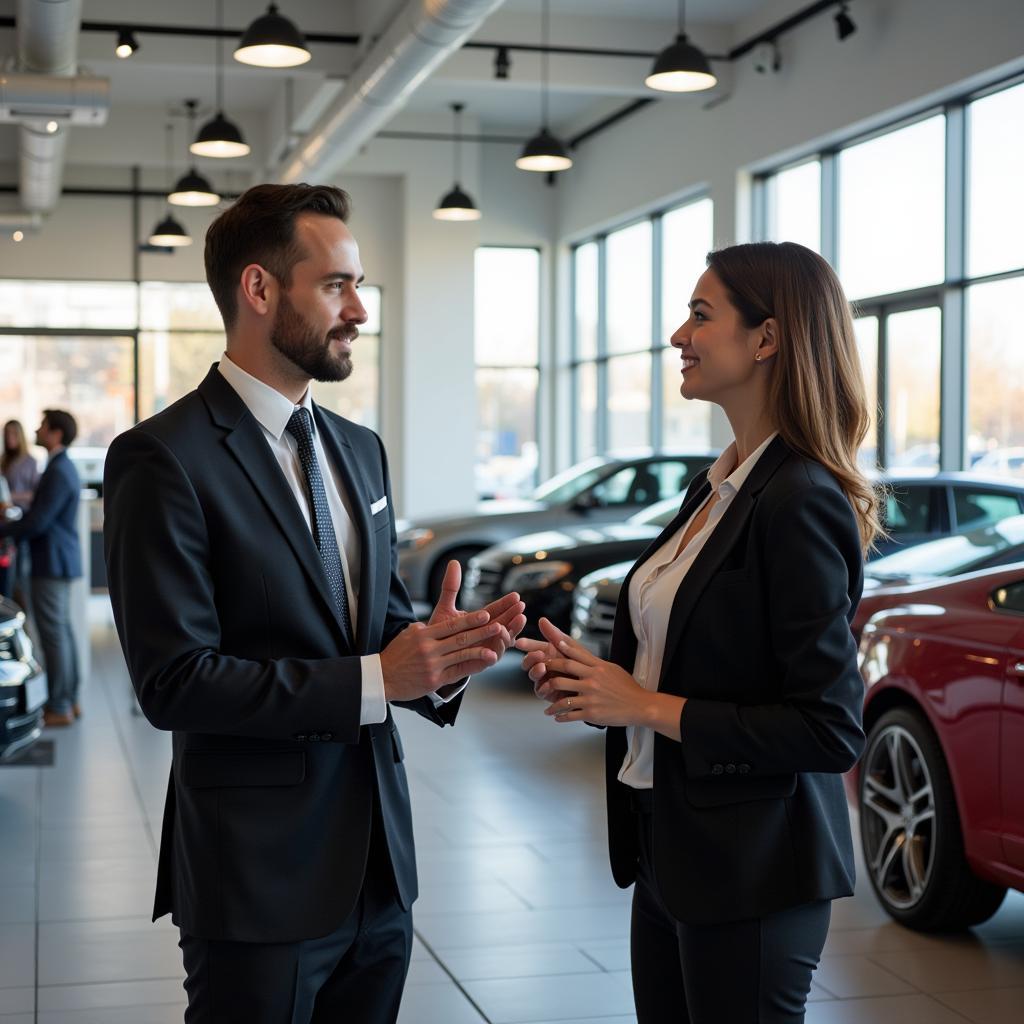 Kundenberatung im Automobilzentrum Leverkusen GmbH