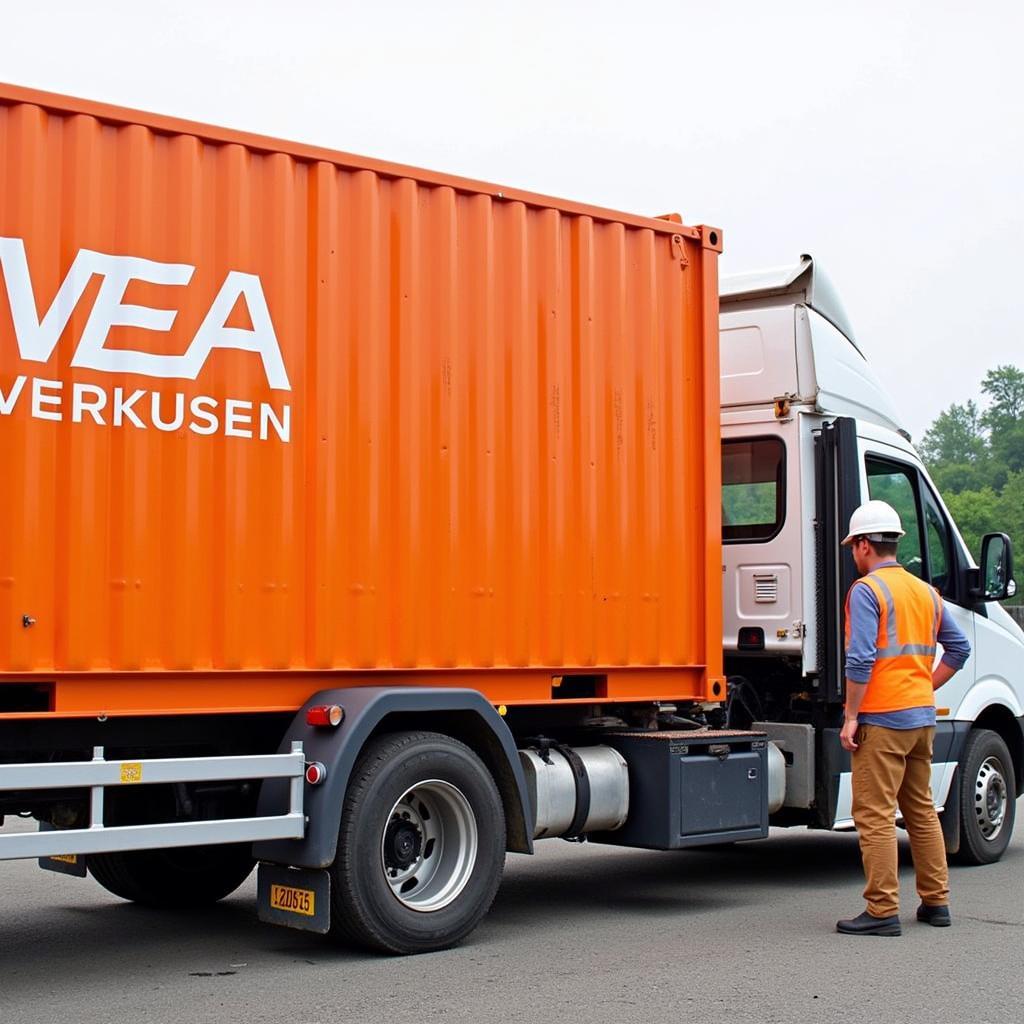 AVEA Leverkusen Container Service im Einsatz