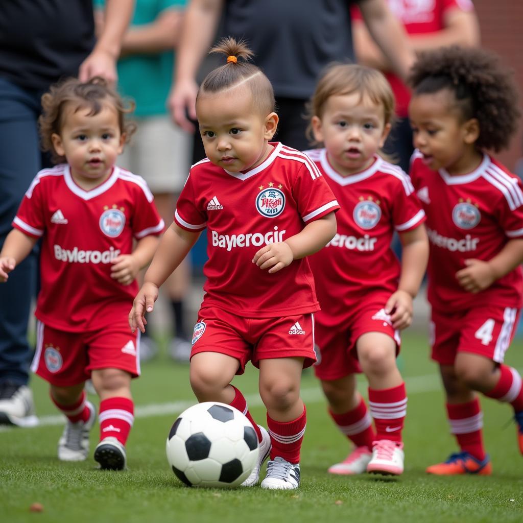 Die Zukunft von Bayer 04 Leverkusen in der Babygalerie