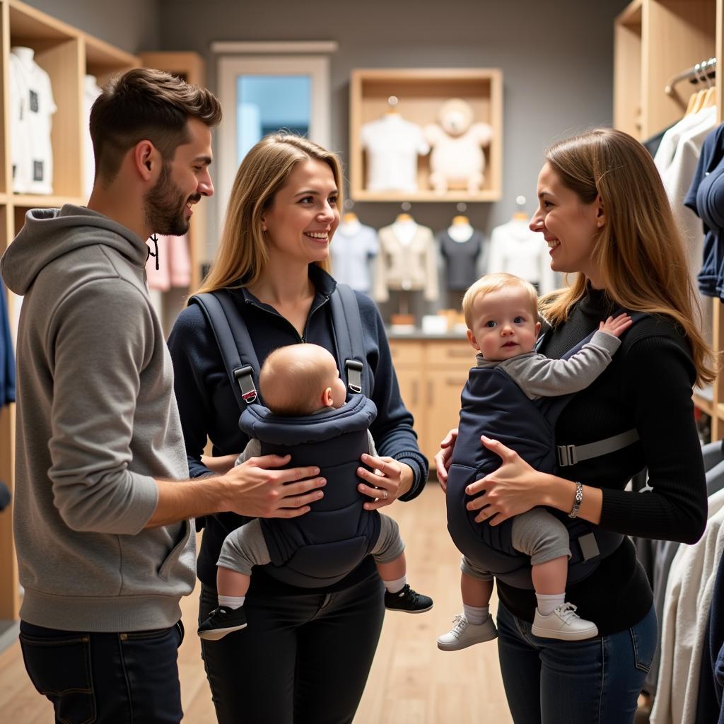 Beratung im Babygeschäft Leverkusen