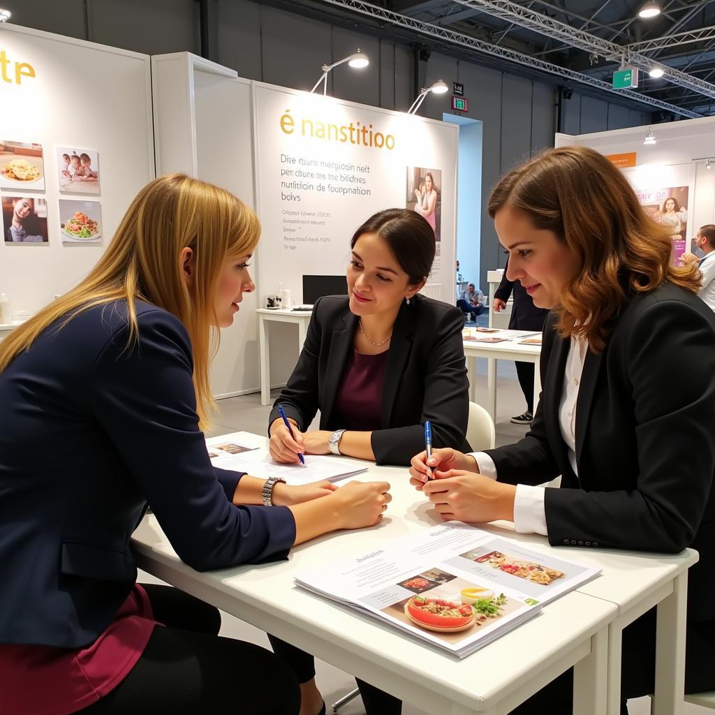 Informationsstand Ernährungsberatung auf der Babymesse Leverkusen 2018