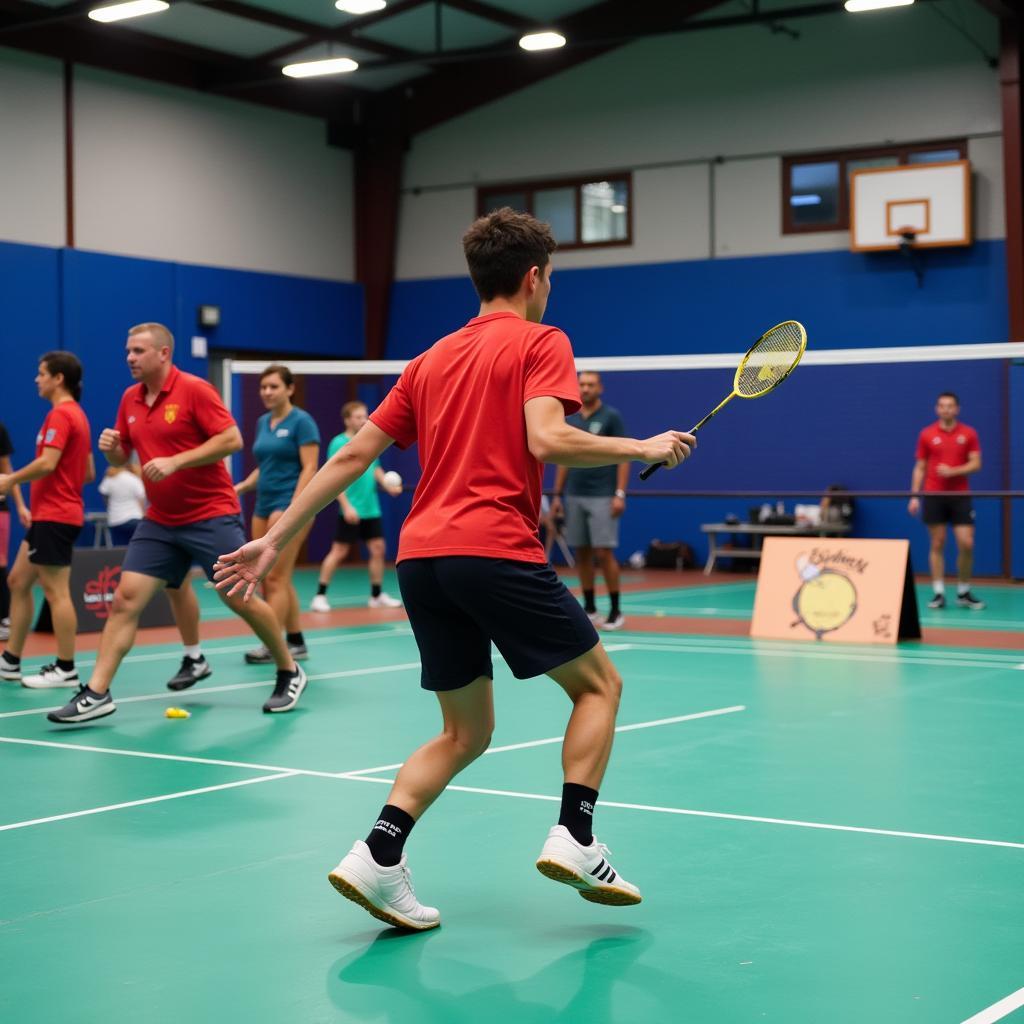 Badminton-Szene in Leverkusen Opladen