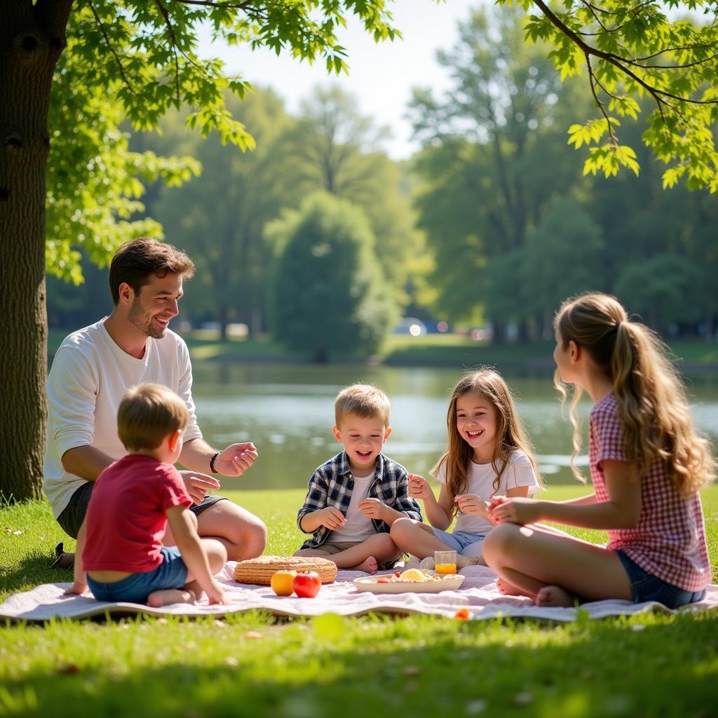 Familienaktivitäten am Baggerloch Leverkusen Rheindorf