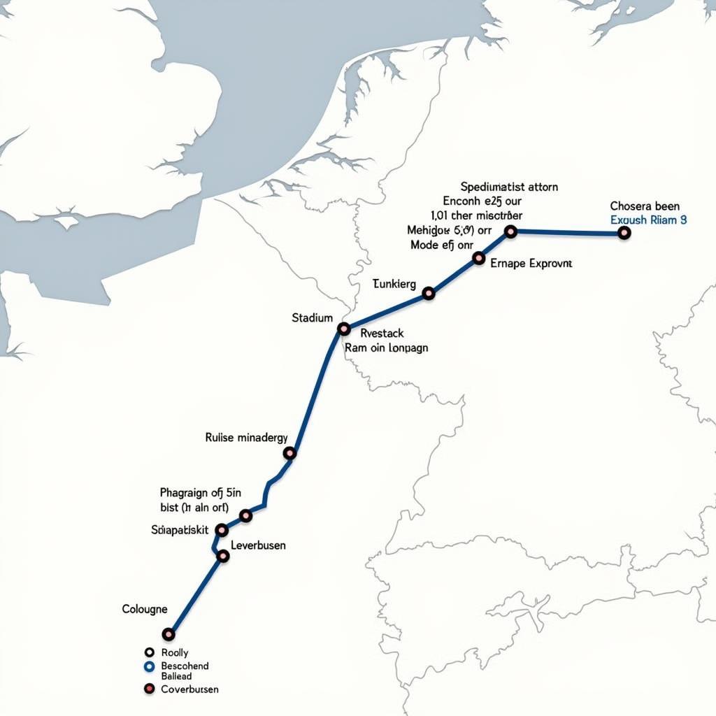 Anreise zum Stadion mit der Bahn von Köln nach Leverkusen