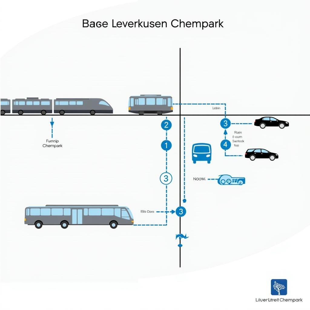 Anreise zum Bahnhof Leverkusen Chempark: Übersicht über die verschiedenen Verkehrsmittel und Möglichkeiten.