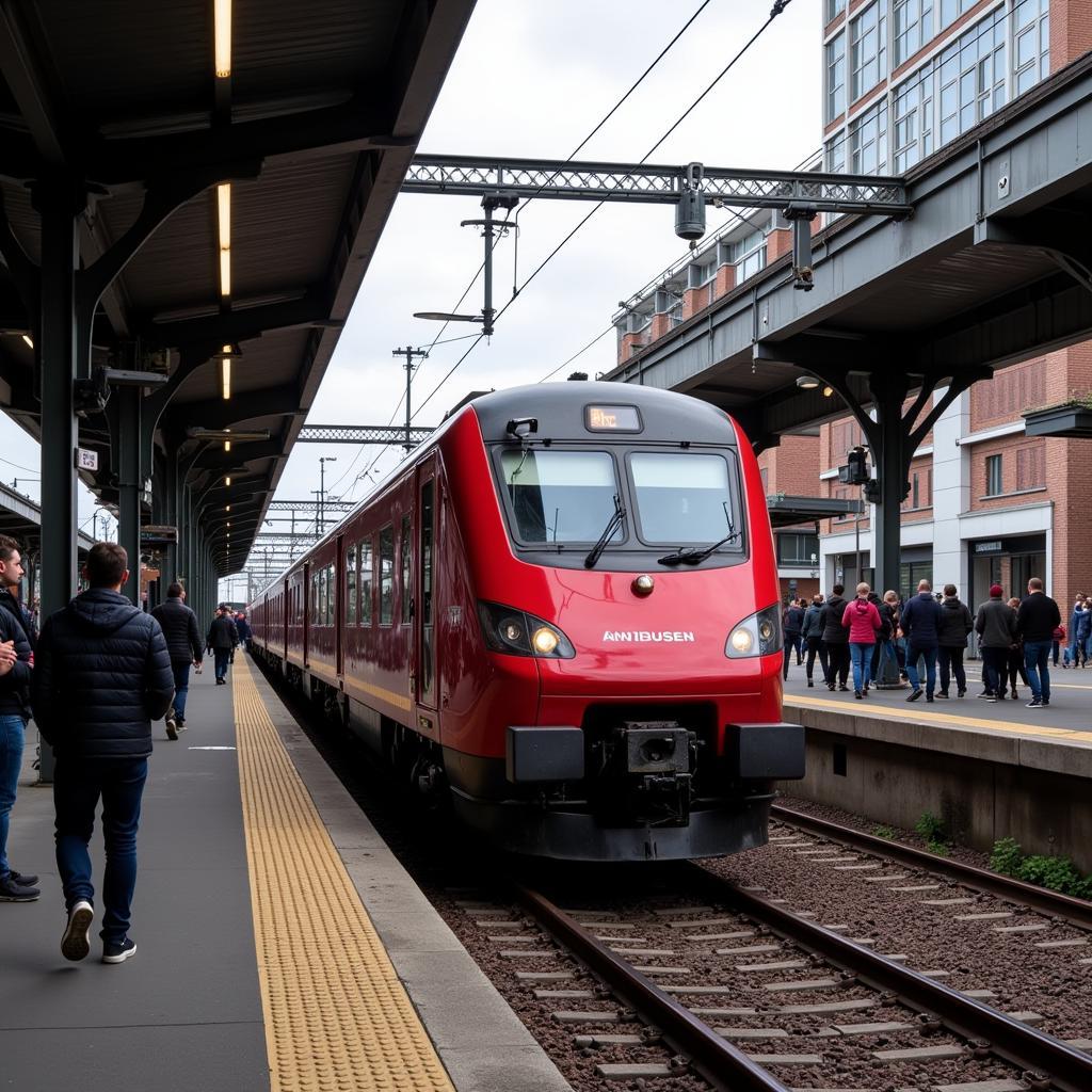 Bahnreise von Leverkusen nach Bochum