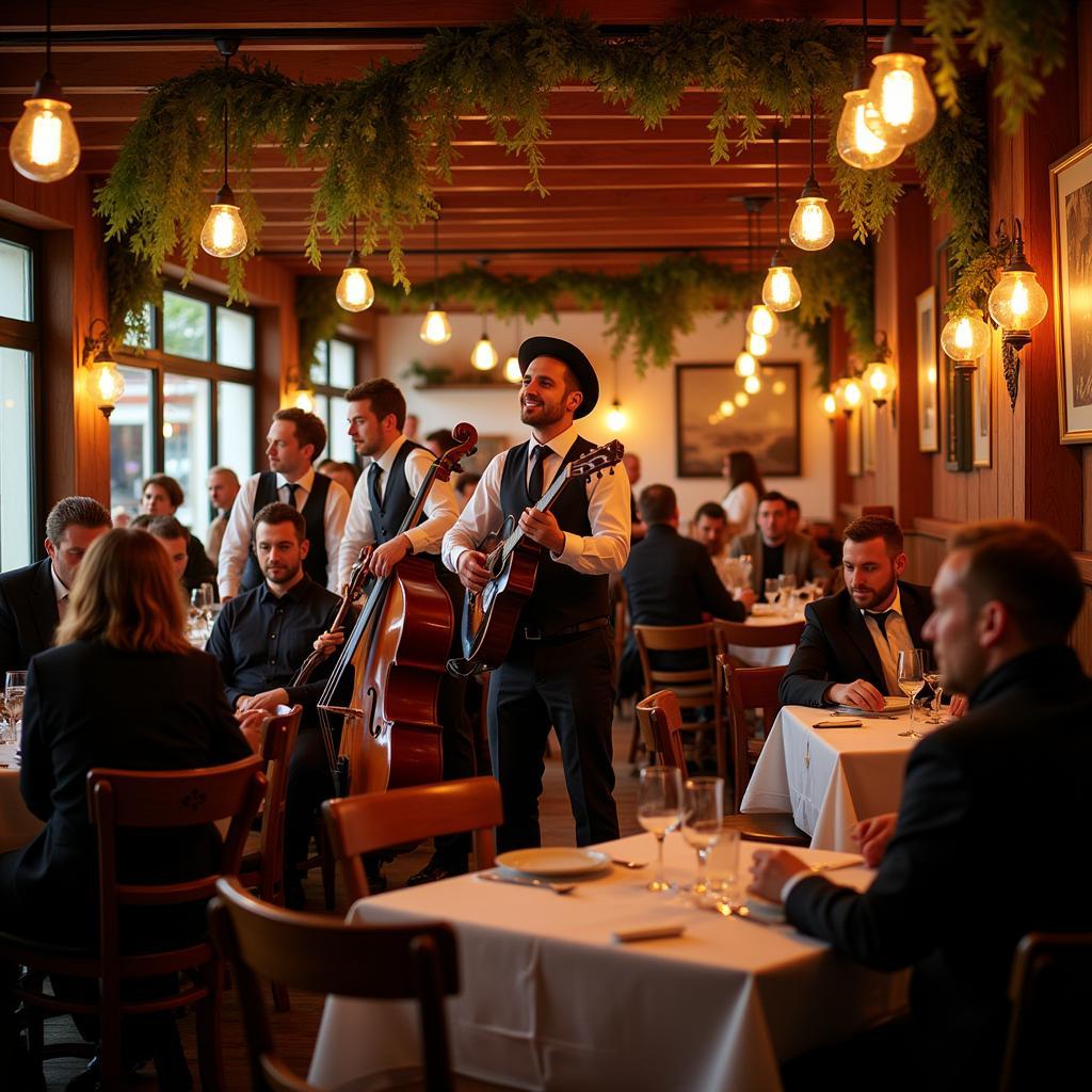 Live-Musik in einem Balkan Restaurant in Leverkusen Wiesdorf