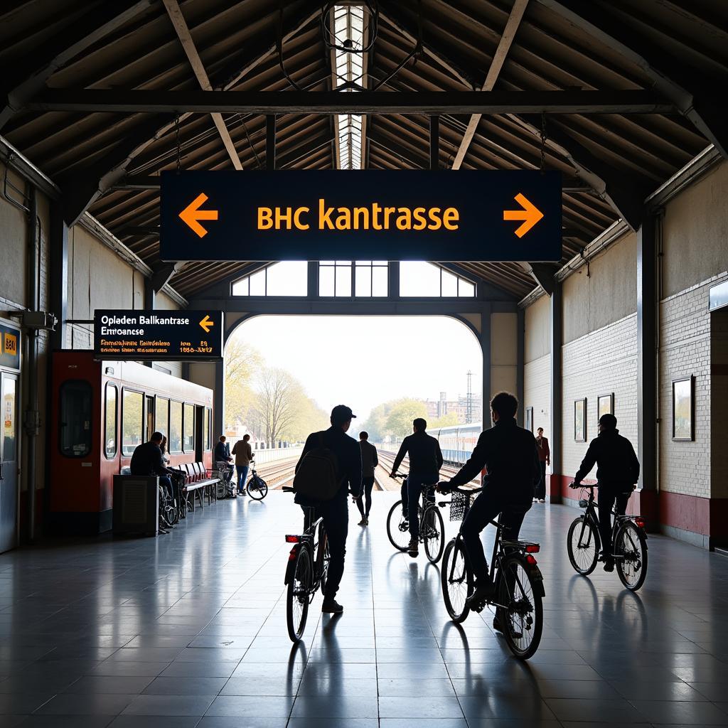 Balkantrasse Leverkusen Startpunkt Opladen Bahnhof