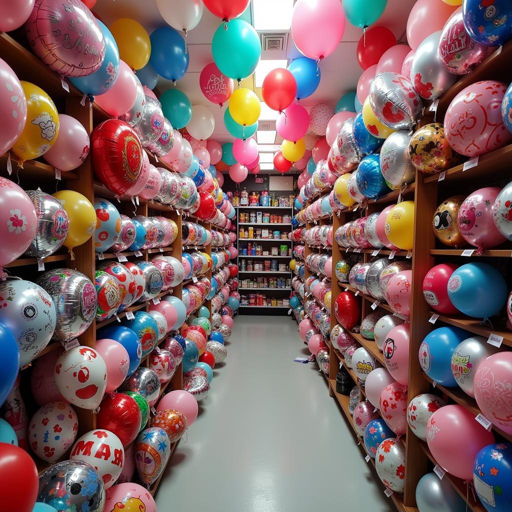 Große Auswahl an Ballons in der Ballon Boutique Leverkusen