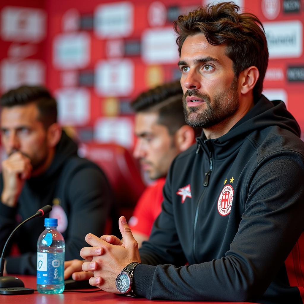 Pressekonferenz nach dem Spiel