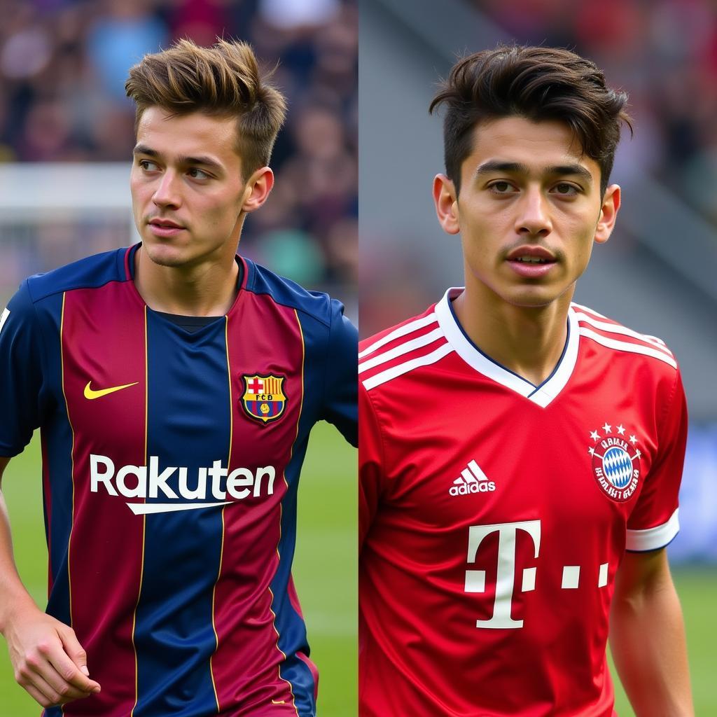 Jugendspieler aus La Masia und Bayer Leverkusen