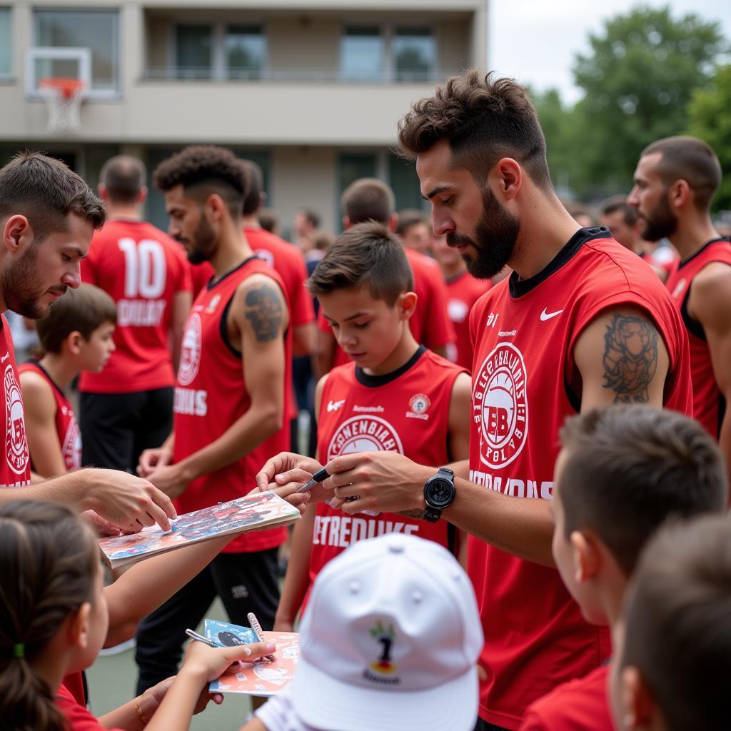 Community Event des Basketball Leverkusen Teams