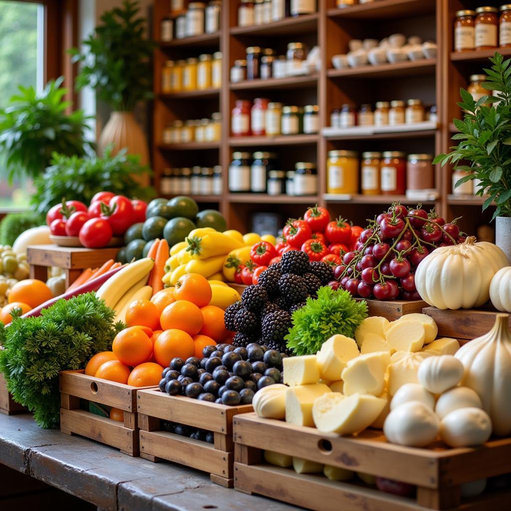 Regionale Produkte im Bauernladen in Leverkusen