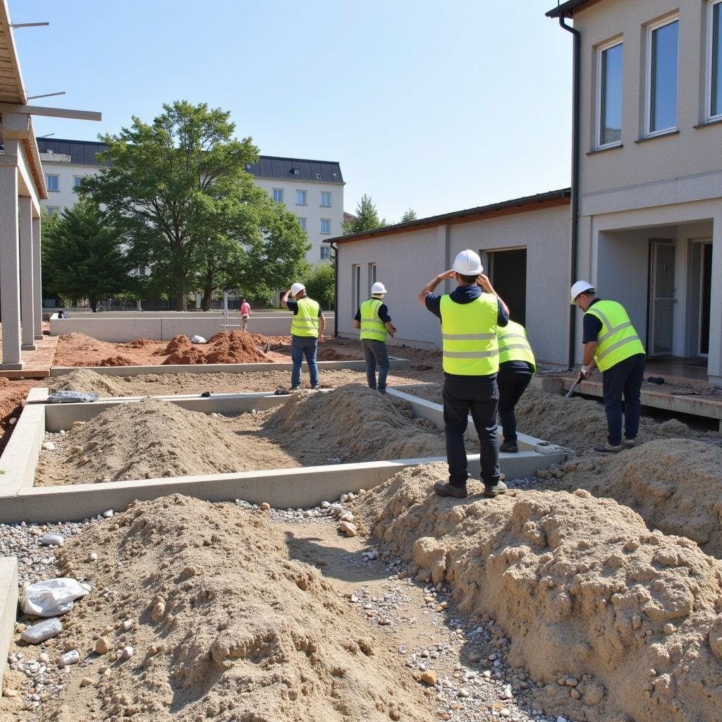 Baustelle der Baugesellschaft Filser GmbH