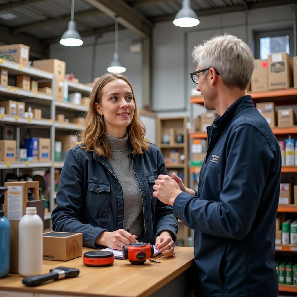 Kundenberatung im Baumarkt Leverkusen Rheindorf