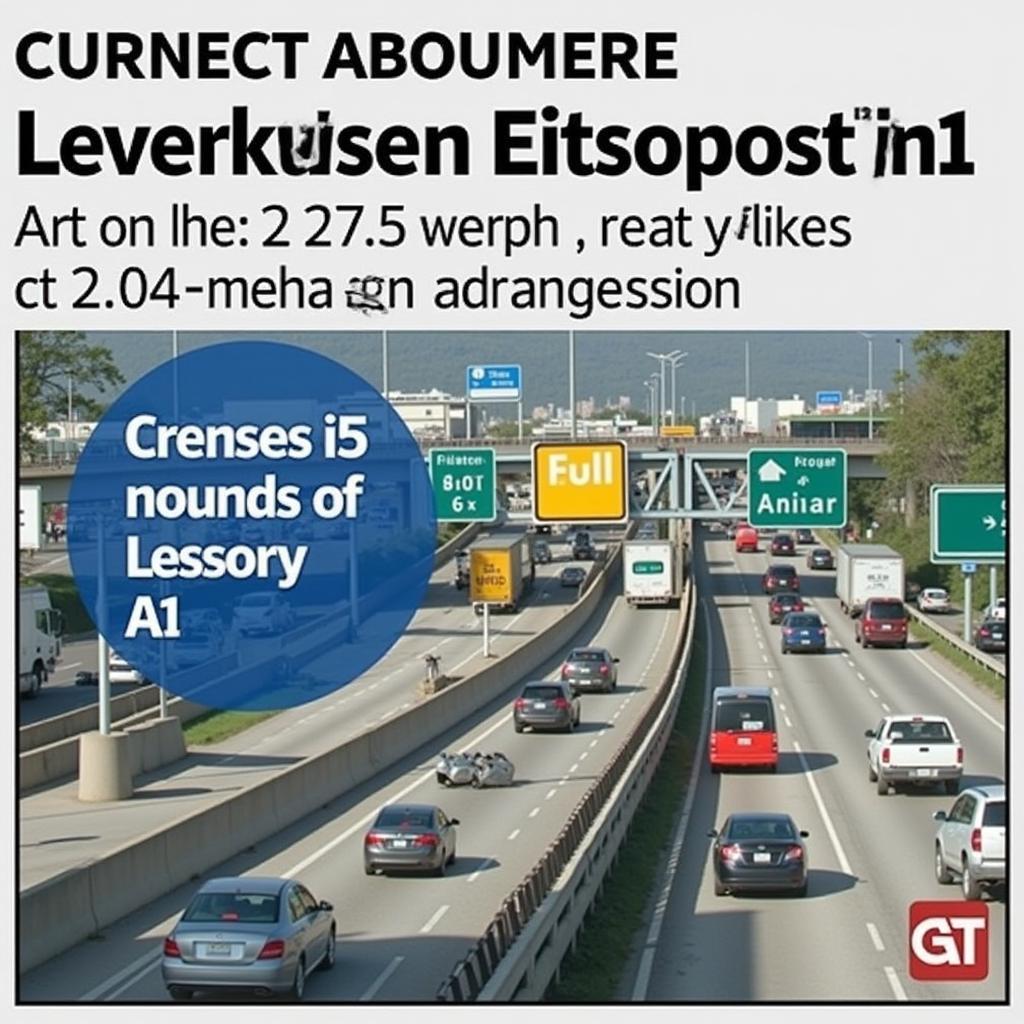 Aktuelle Verkehrslage an der Baustelle Leverkusener Brücke A1