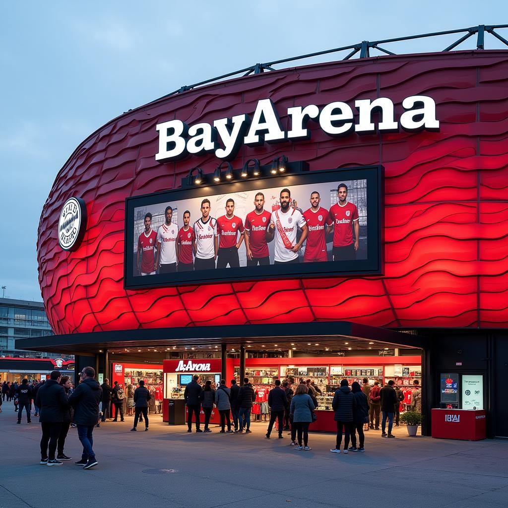 BayArena, Adam-Riese-Str 17, Leverkusen: Fanshop und Fanhaus