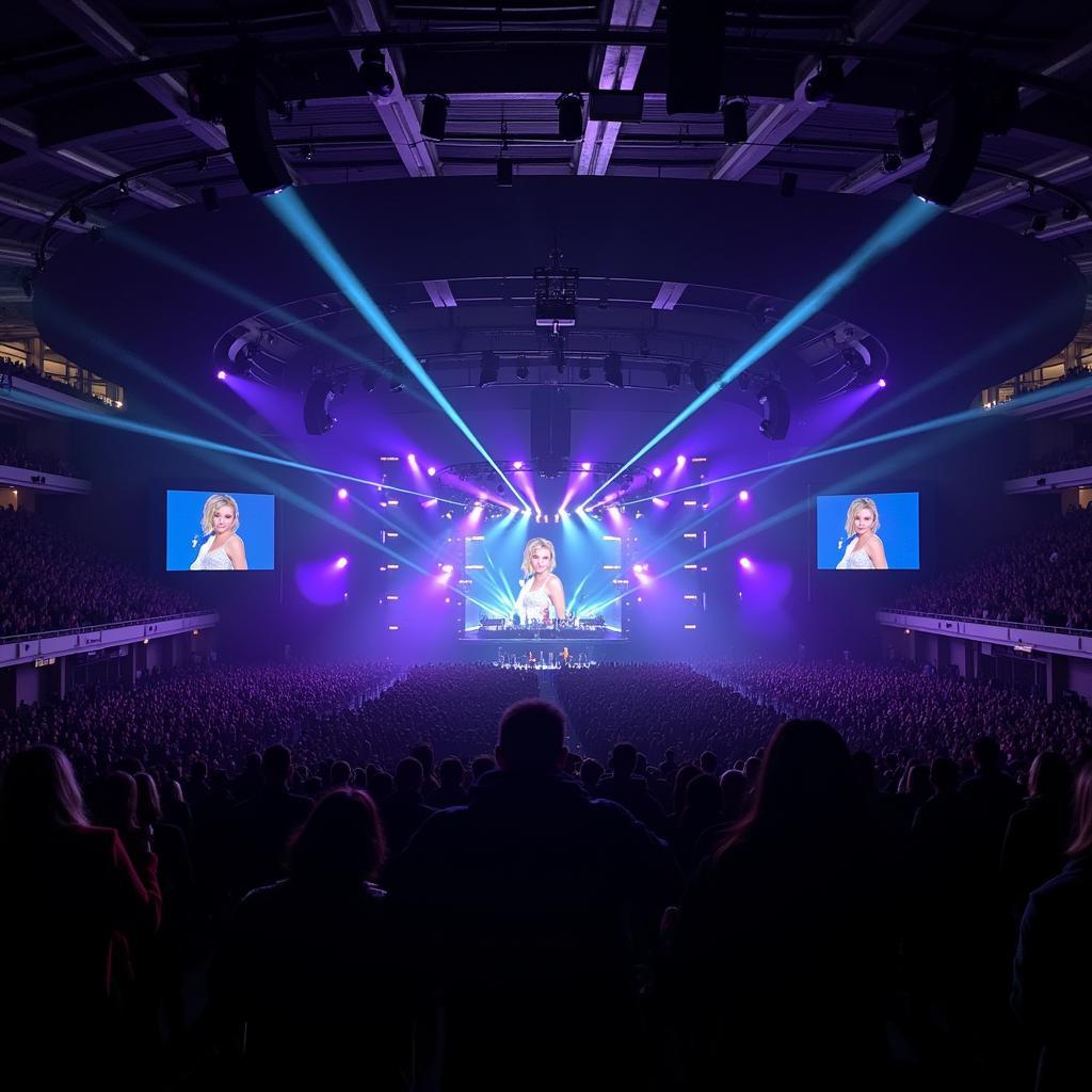 Atmosphäre beim Anastacia Konzert in der BayArena 2019