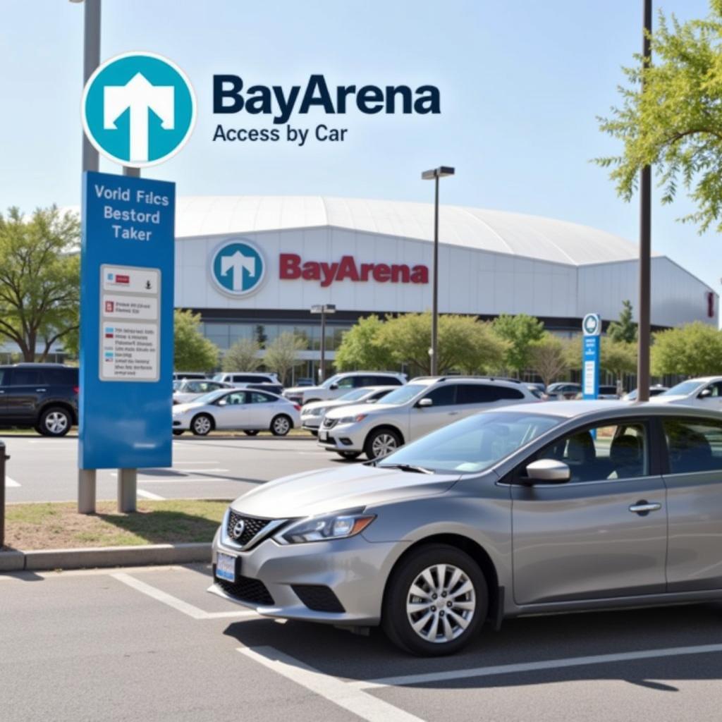 Anfahrt zur BayArena mit dem Auto