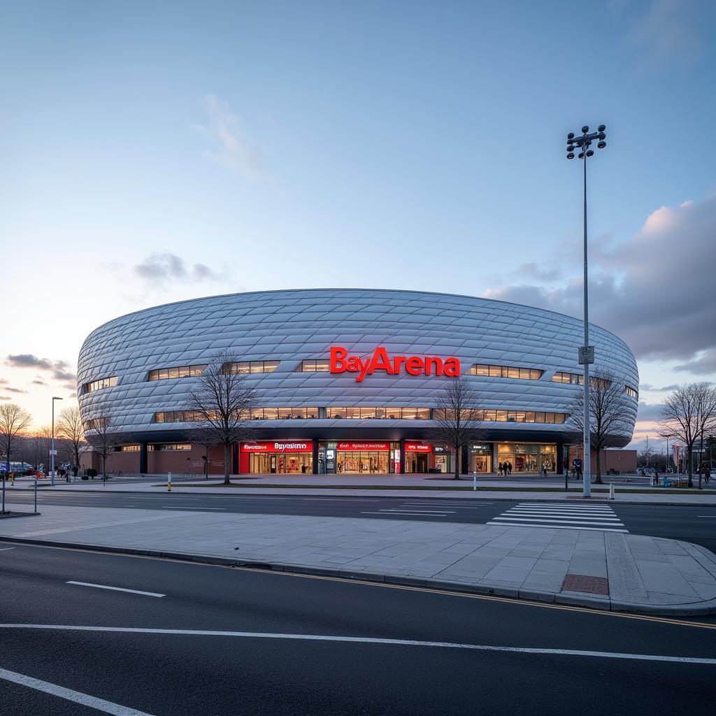 BayArena Außenansicht - Bahnallee 15 51379 Leverkusen