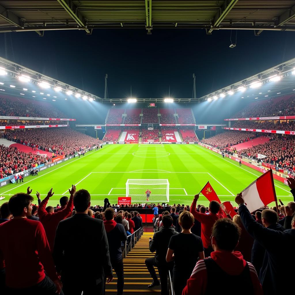 Heimspiel-Atmosphäre in der BayArena