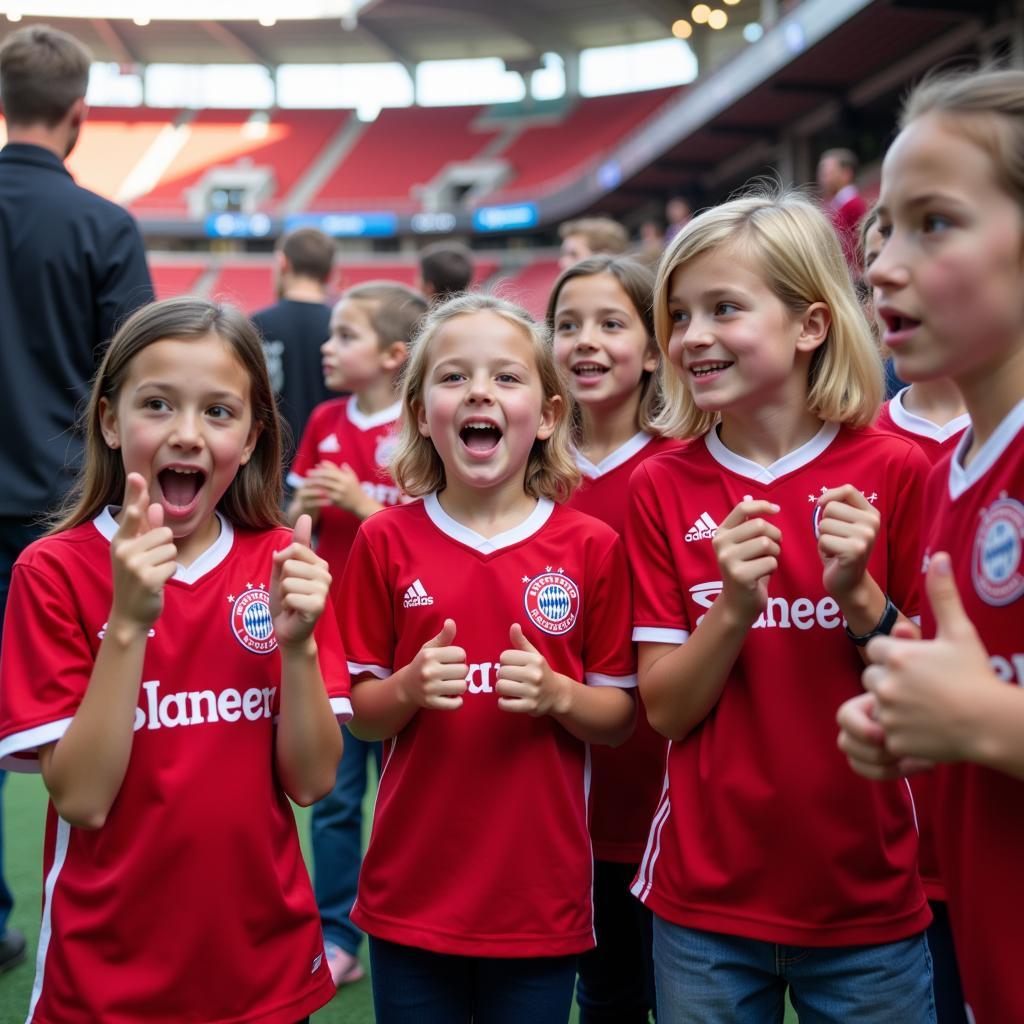 BayArena Kindergeburtstag: Stadionführung für junge Fans