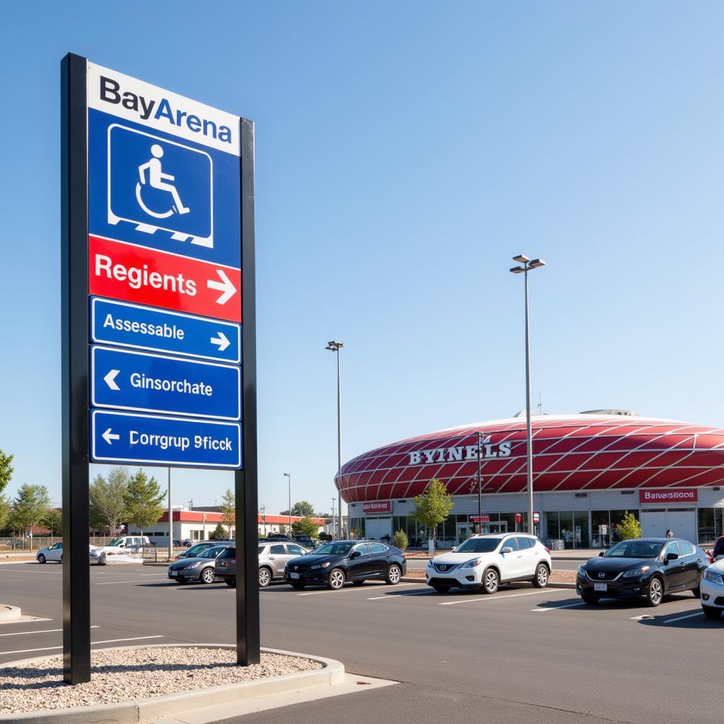 Anfahrt und Parkplatz an der BayArena Leverkusen