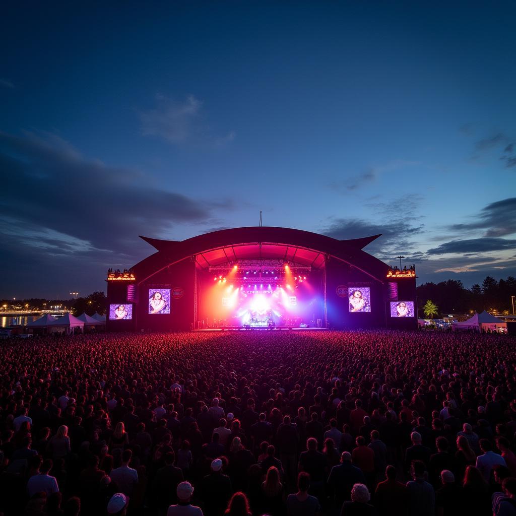 Open-Air-Konzert in der BayArena Leverkusen