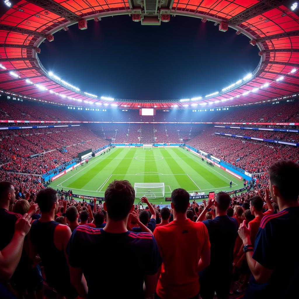 Atmosphäre in der BayArena