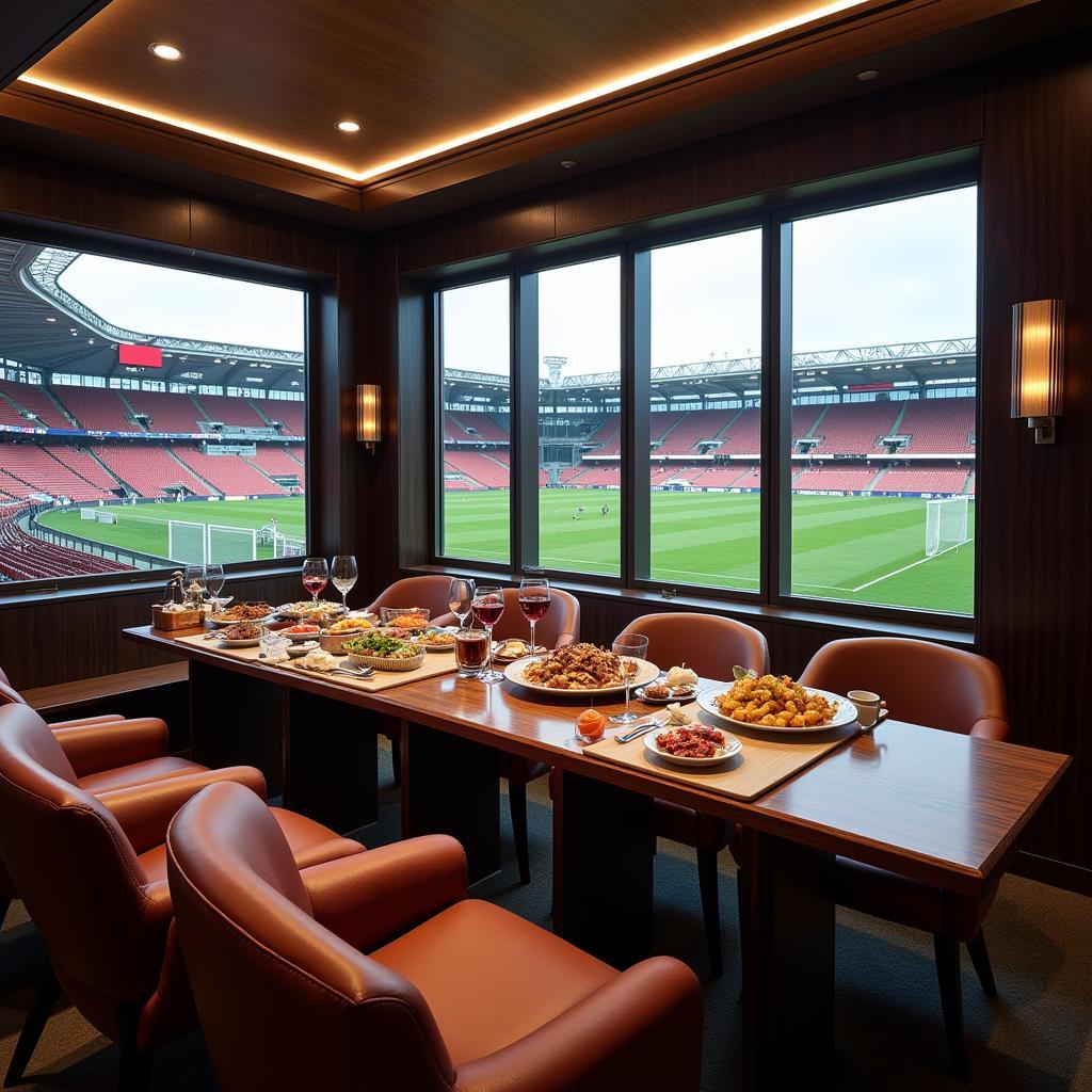 VIP-Loge in der BayArena Leverkusen