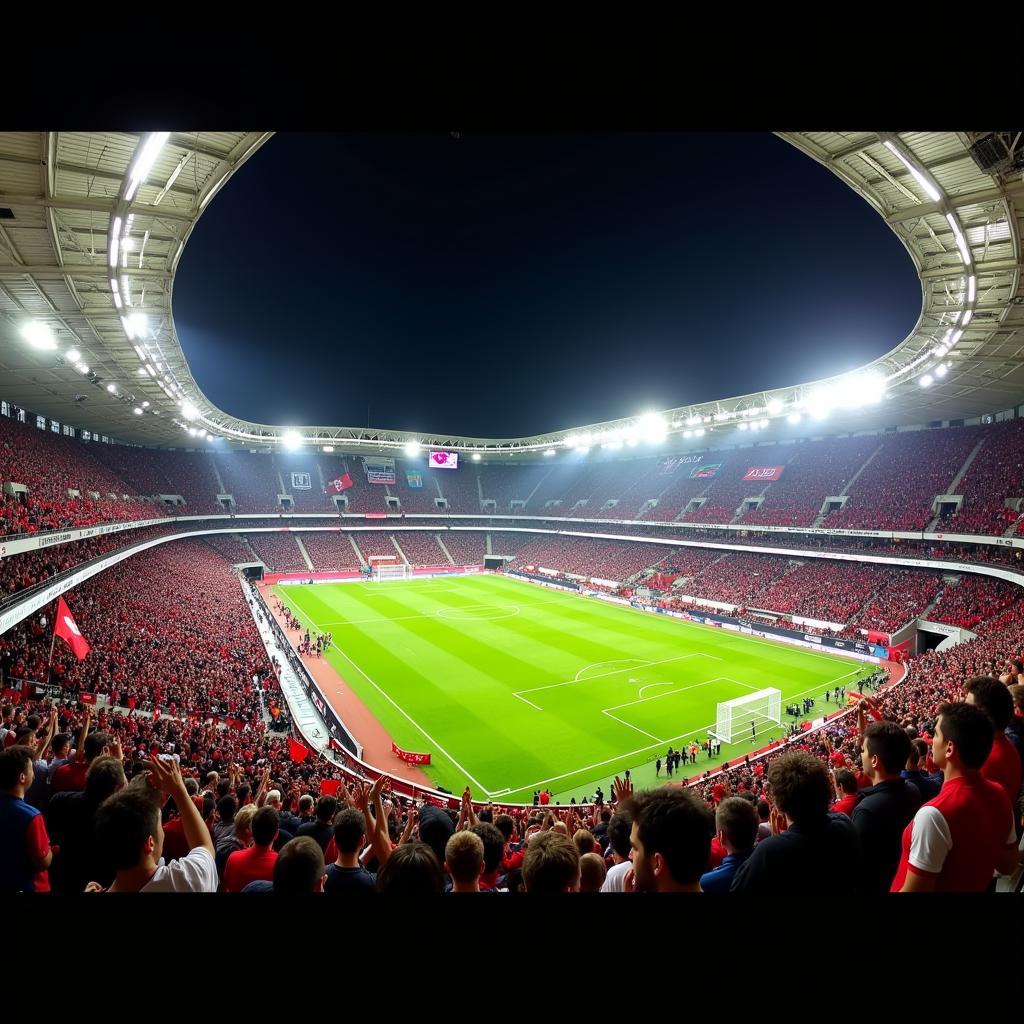 BayArena Stadion Atmosphäre