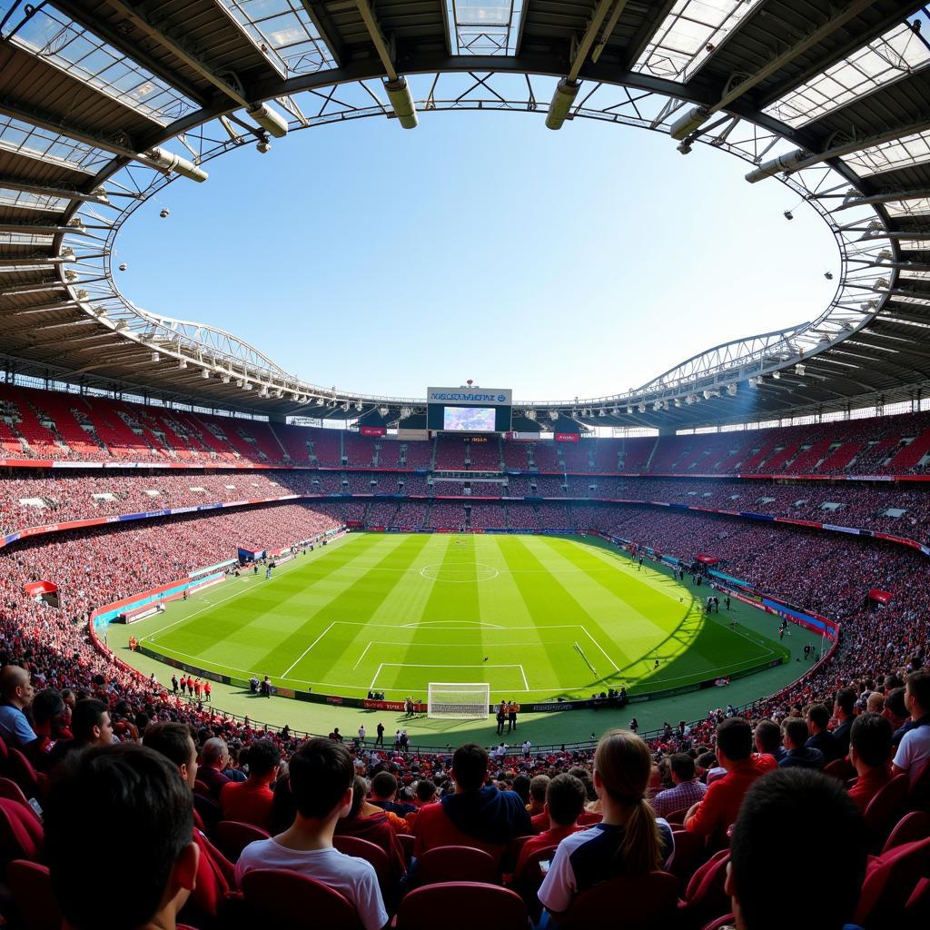 The BayArena - Home of Bayer Leverkusen