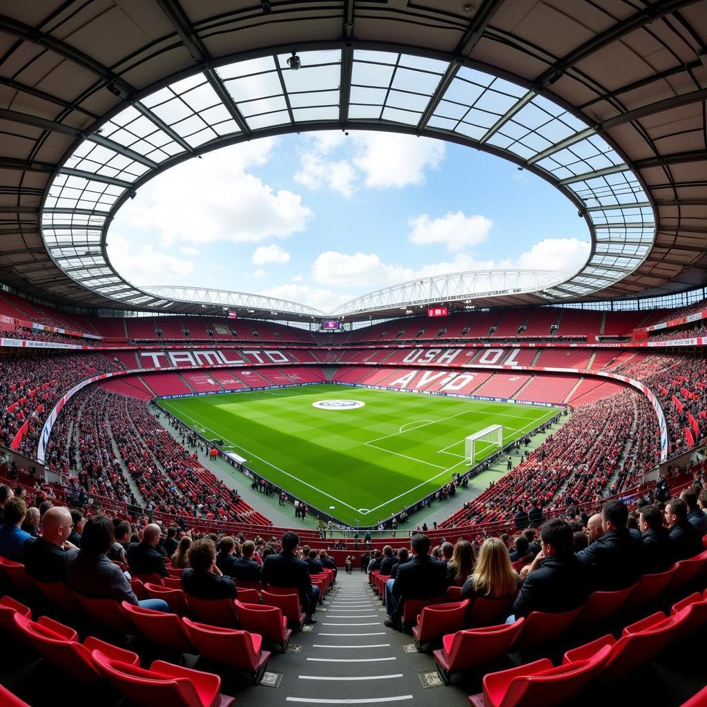 360-Grad-Blick in die BayArena: Erleben Sie die einzigartige Atmosphäre