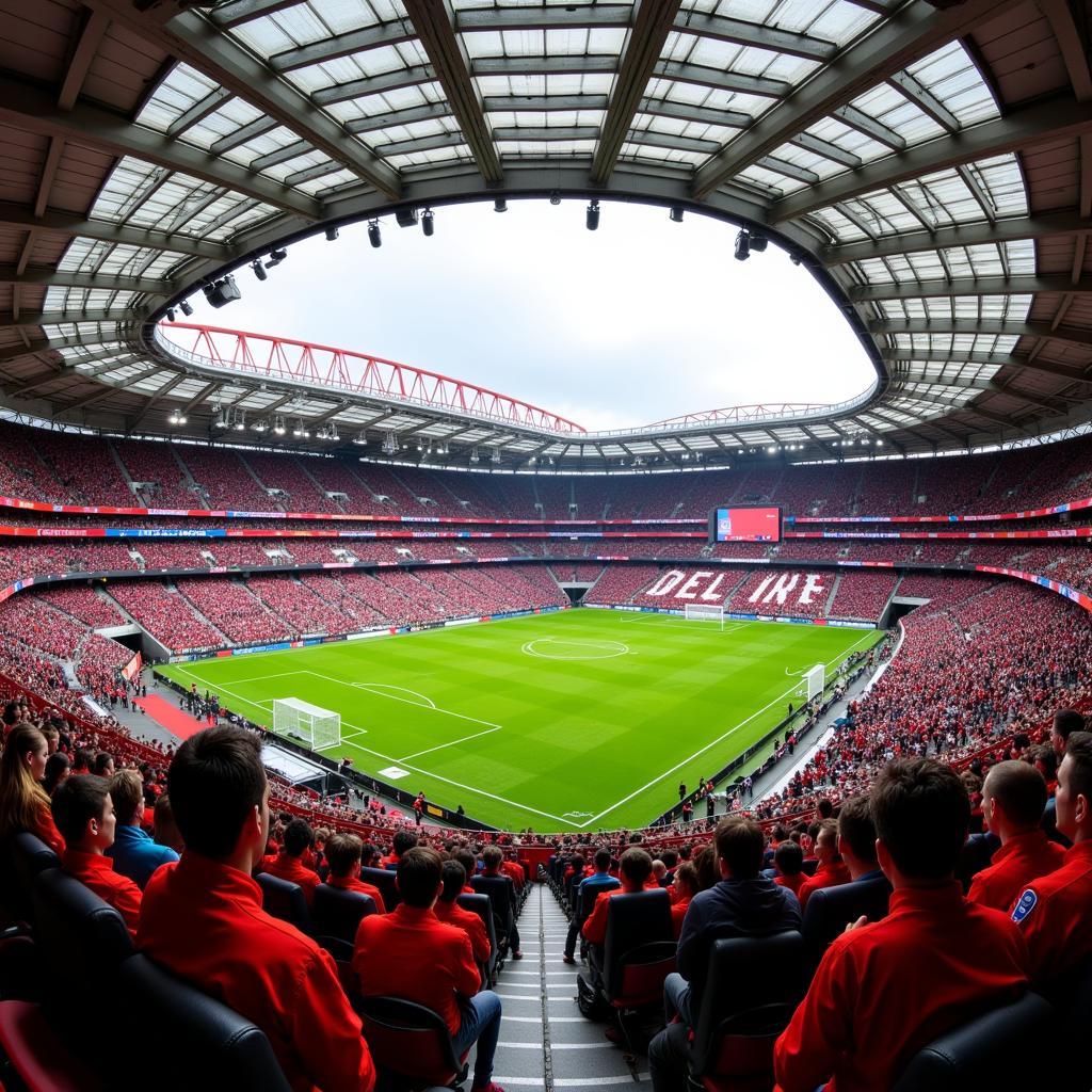 Die BayArena, Heimstadion von Bayer Leverkusen