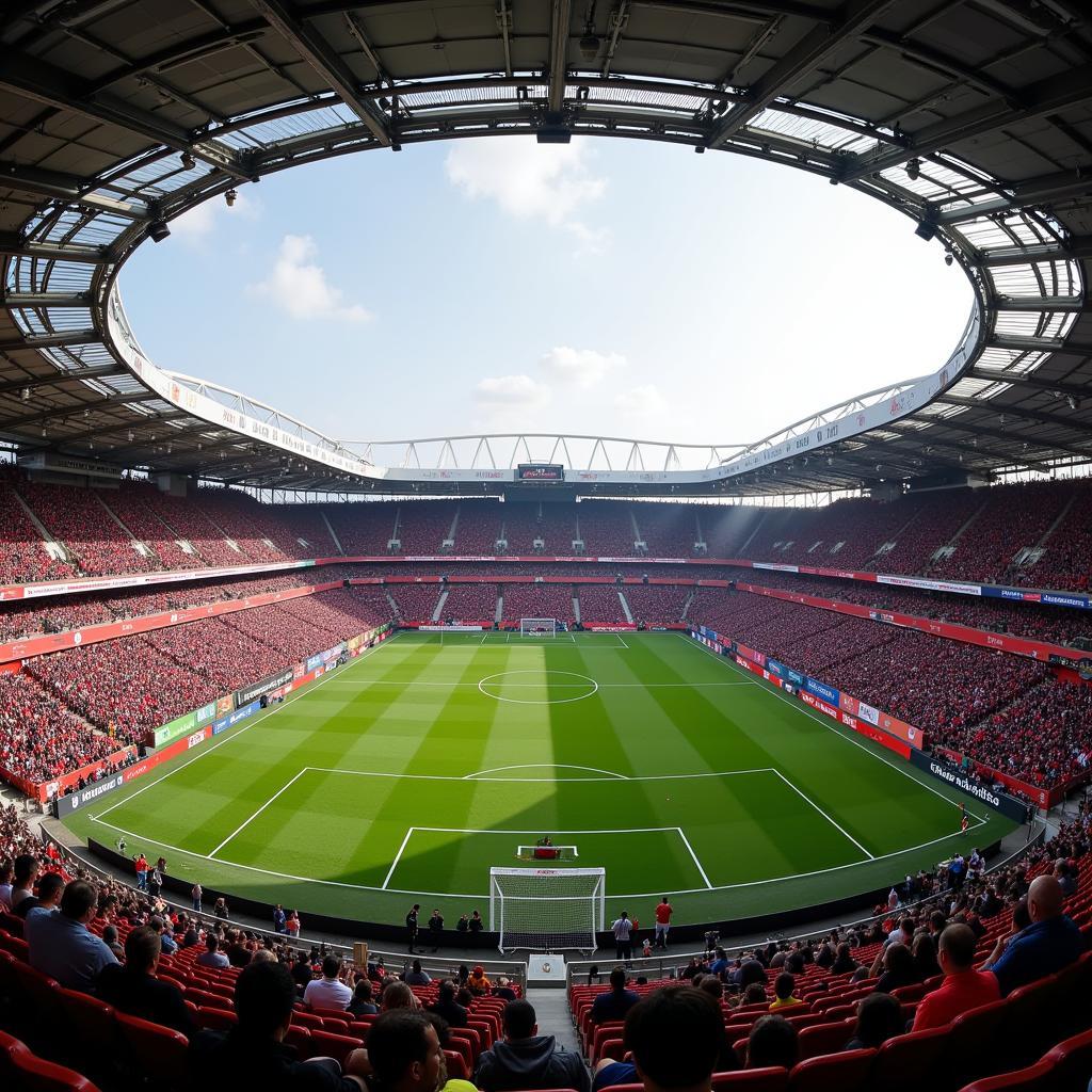 BayArena Stadion Leverkusen Fußball