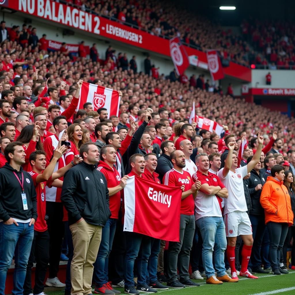 Bayer 04 Leverkusen 2 Fans im Stadion