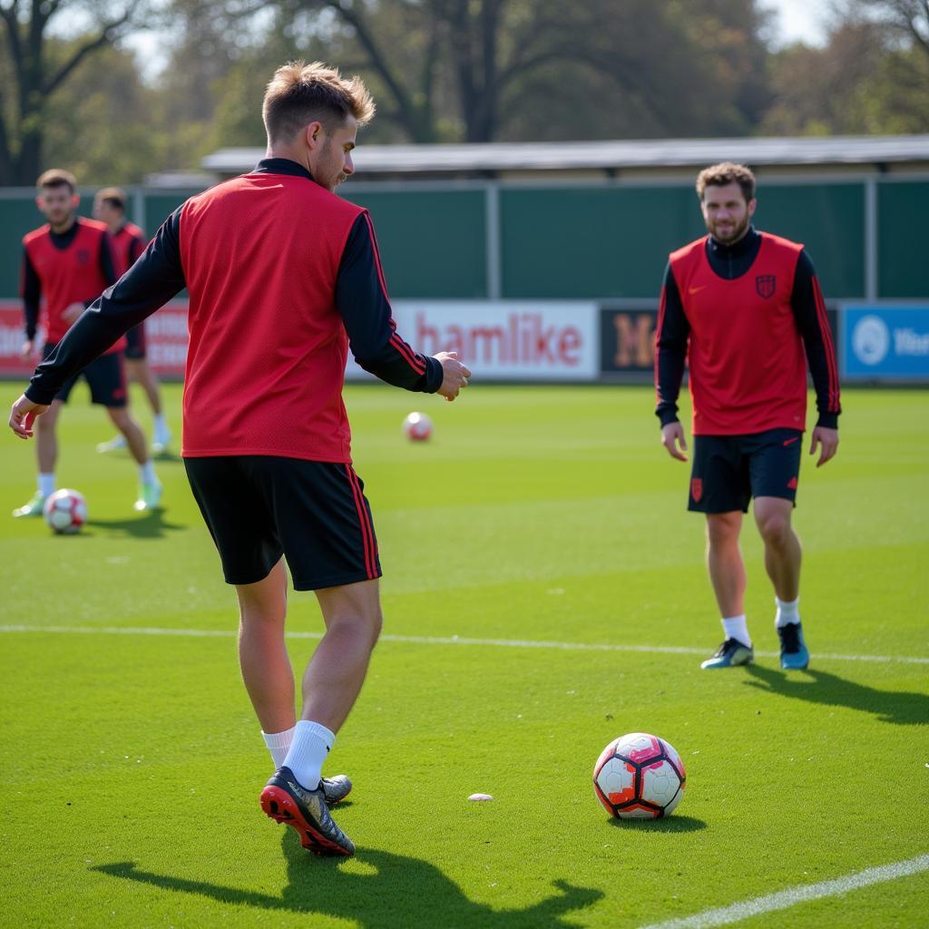 Bayer 04 Leverkusen 2. Mannschaft im Training