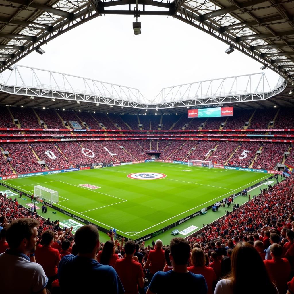 Bayer 04 Leverkusen in der BayArena